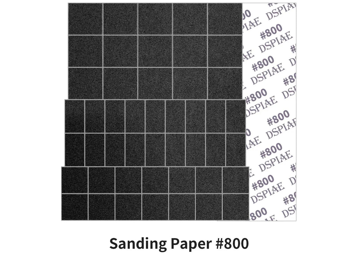 DSPIAE MSP-ES08 Sanding Paper for Arc Reciprocating Sanding Head #800