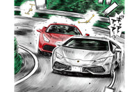 MF Ghost No. 5 Oishi Daigo's Lamborghini Huracan LP610-4 (Modified) 1/24 Scale Model Kit