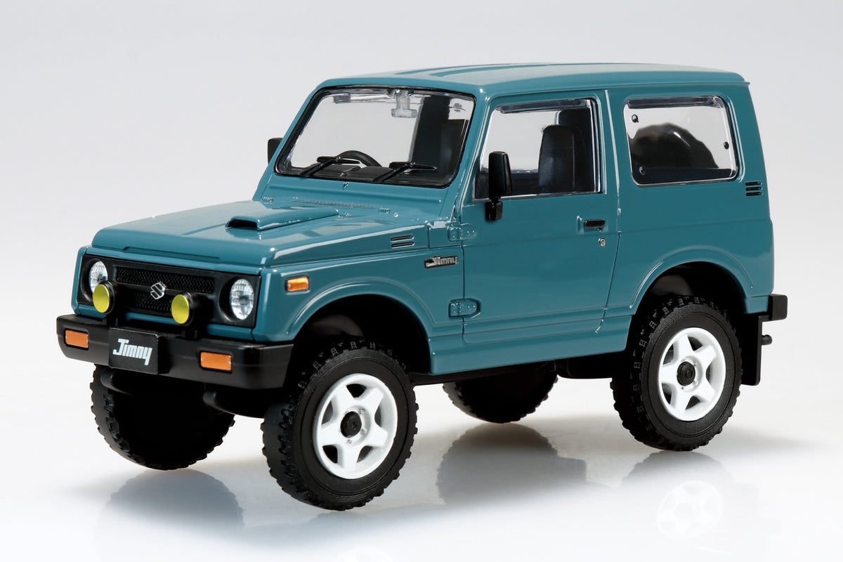 Aoshima 1/32 SNAP KIT #18CU-BG Suzuki JA11 Jimny Custom Wheel (Blue Gray)