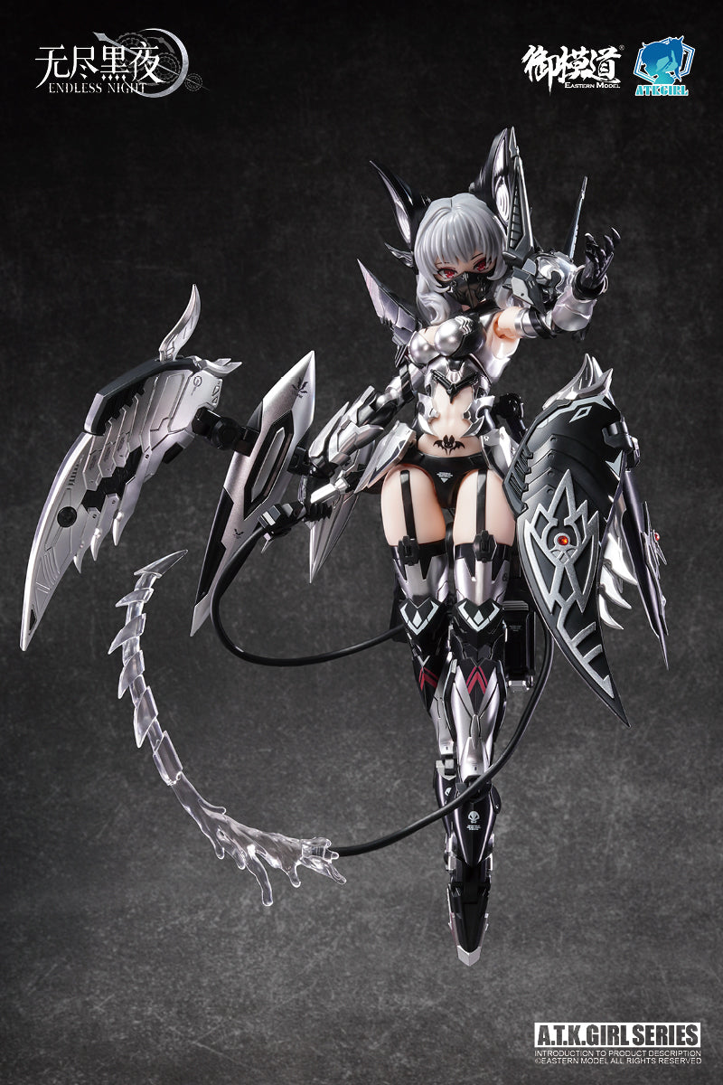 A.T.K. Girl Vampire Camilla (Phantom Silver Blond Enchantress) 1/12 Scale Model Kit