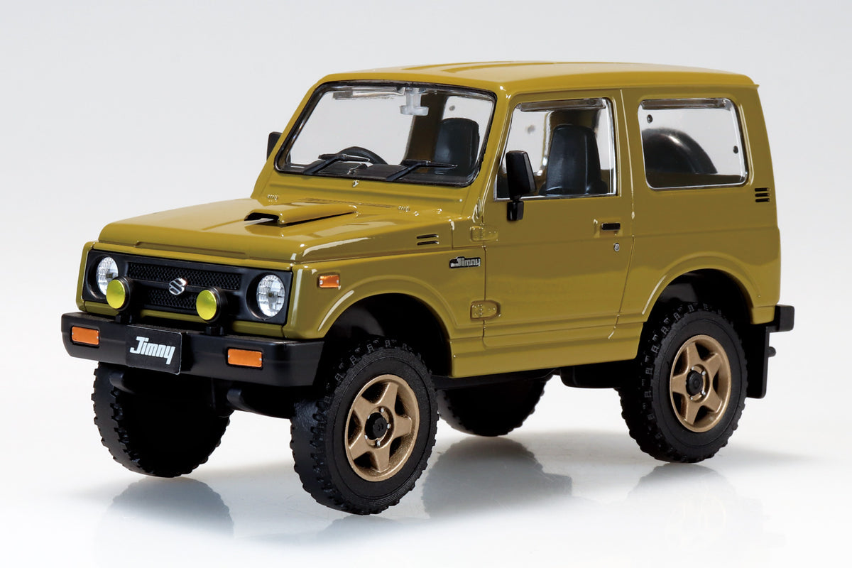 Aoshima 1/32 SNAP KIT #18CU-OE Suzuki JA11 Jimny Custom Wheel (Olive)