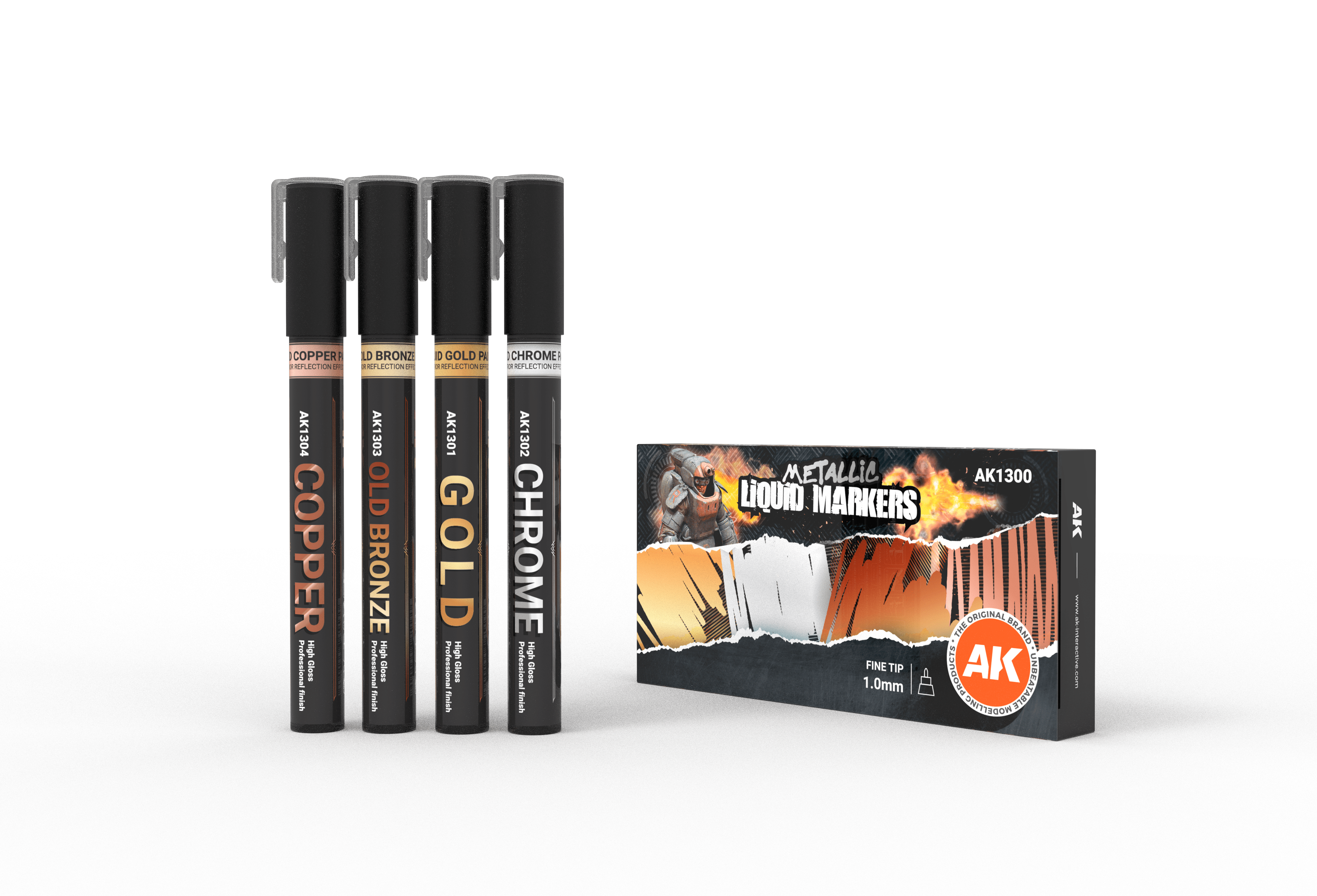 AK Interactive METALLIC MARKERS