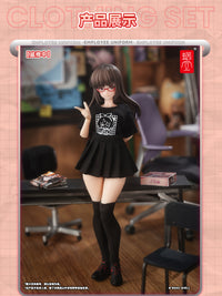 Snail Shell Employee Uniforms (Black) 1/12 Scale Accessory