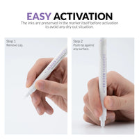 Metallic Series Markers Eraser (Set of 2)