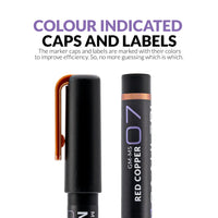 Metallic Series Markers Red Copper (Set of 2)