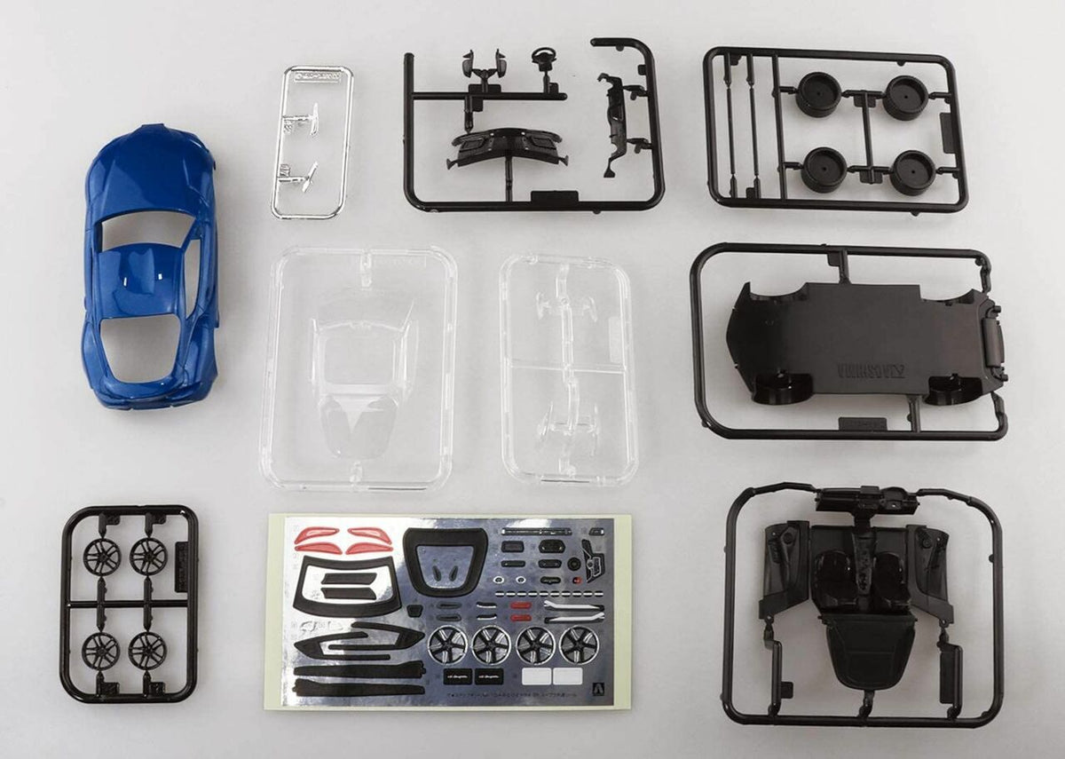 Aoshima 1/32 SNAP KIT #10-E Toyota GR Supra (Deep Blue Metallic)
