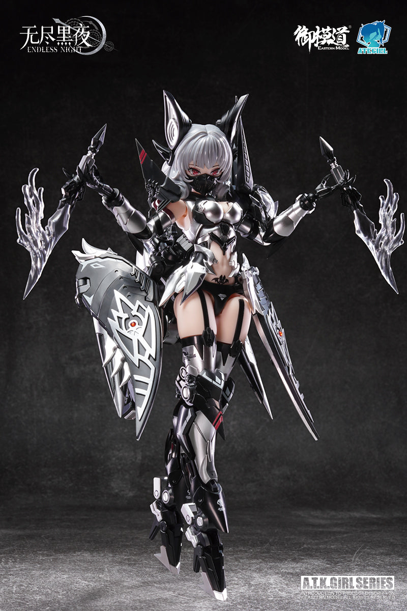 A.T.K. Girl Vampire Camilla (Phantom Silver Blond Enchantress) 1/12 Scale Model Kit