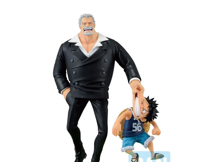 One Piece Ichibansho Revible Moment Monkey D. Garp & Monkey D. Luffy (Road to Dawn) Figure