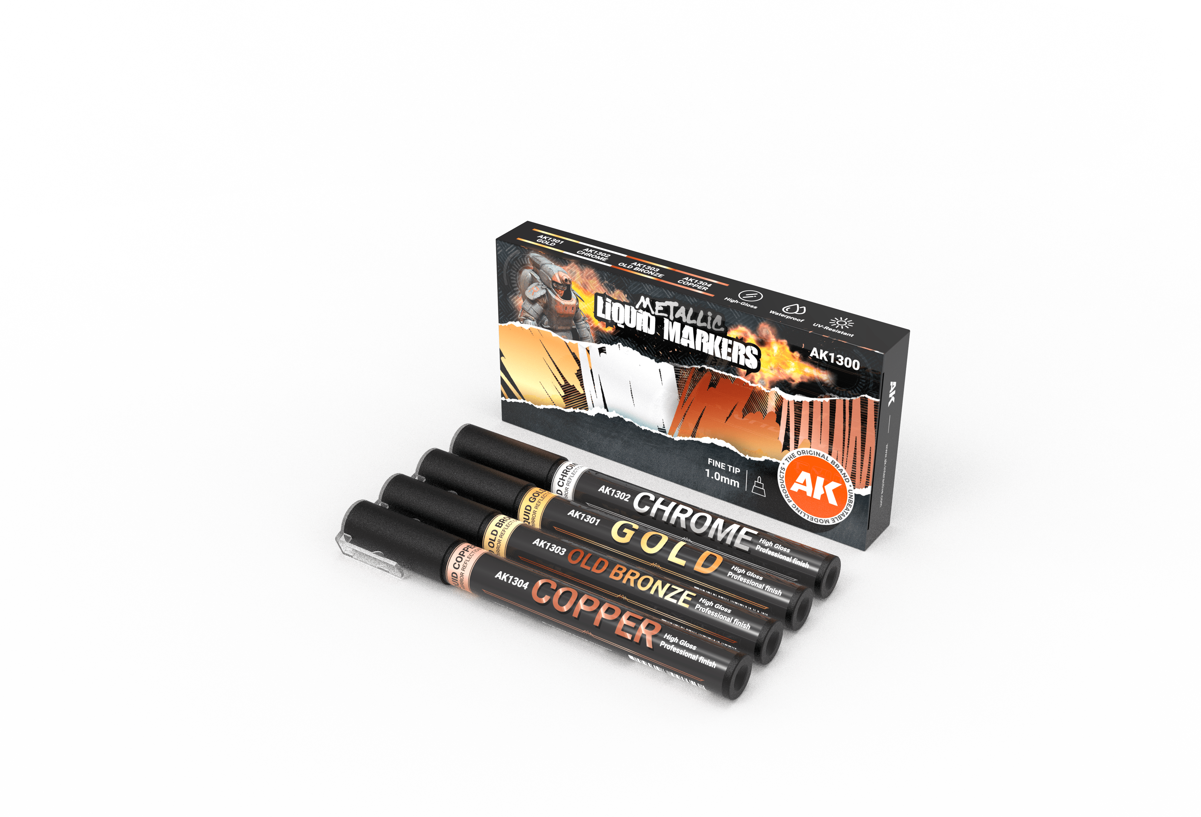 AK Interactive METALLIC MARKERS