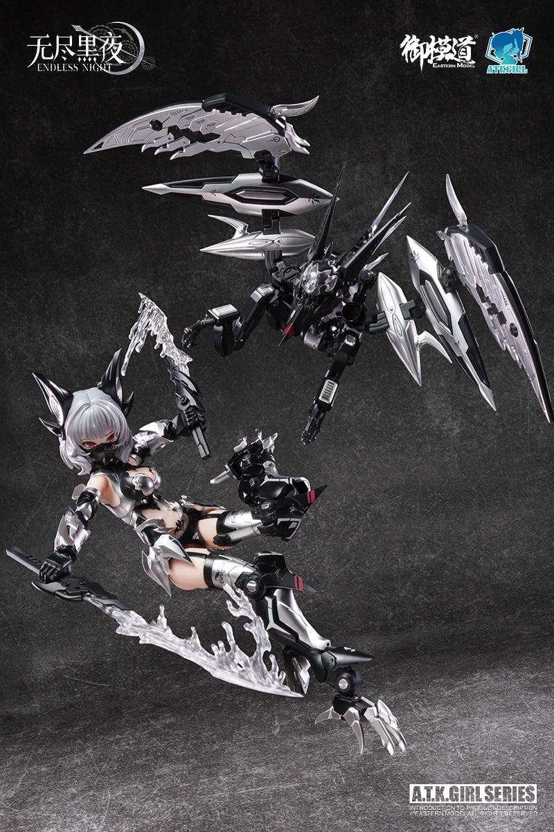 A.T.K. Girl Vampire Camilla (Phantom Silver Blond Enchantress) 1/12 Scale Model Kit