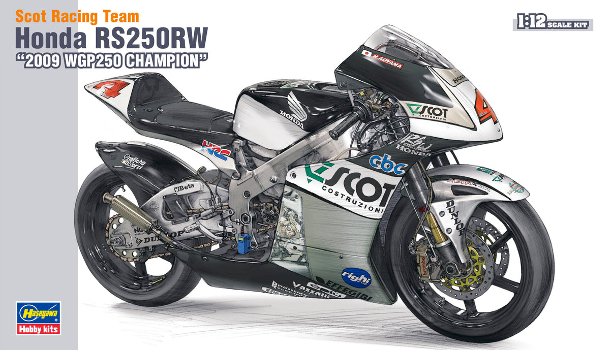 Hasegawa 1/12 Scot Racing Team Honda RS250RW "2009 WGP250 Champion"