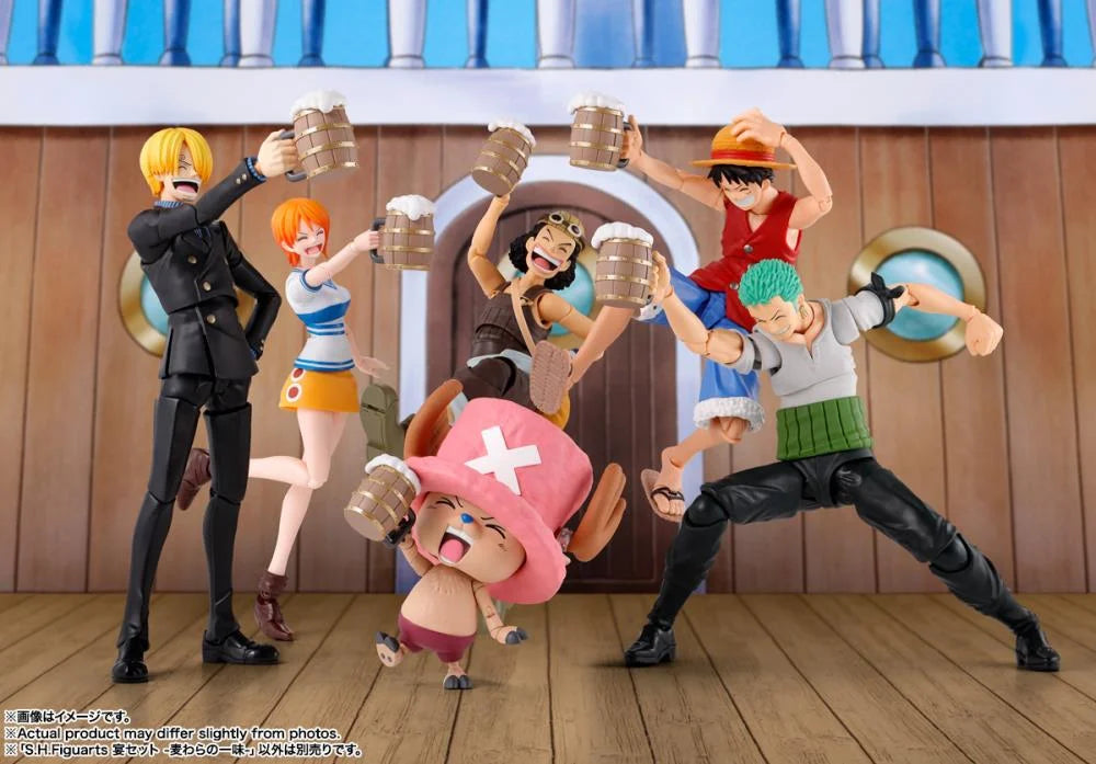 One Piece S.H.Figuarts Party Set (The Straw Hat Crew) Optional Parts Set