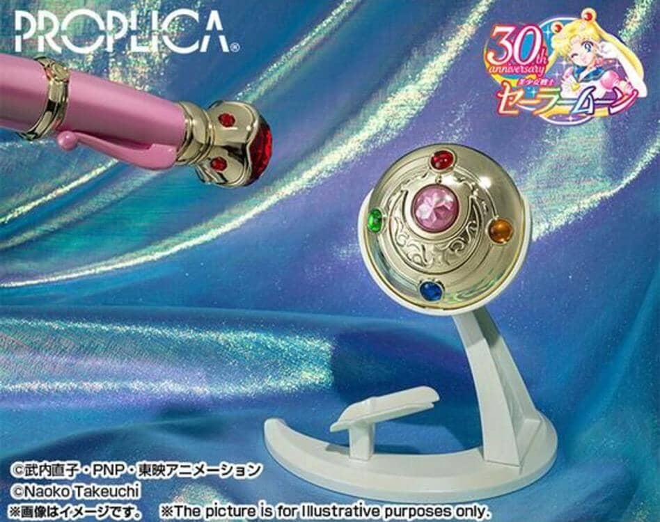 Sailor Moon Proplica Transformation Brooch & Disguise Pen Set (Brilliant Color Edition)