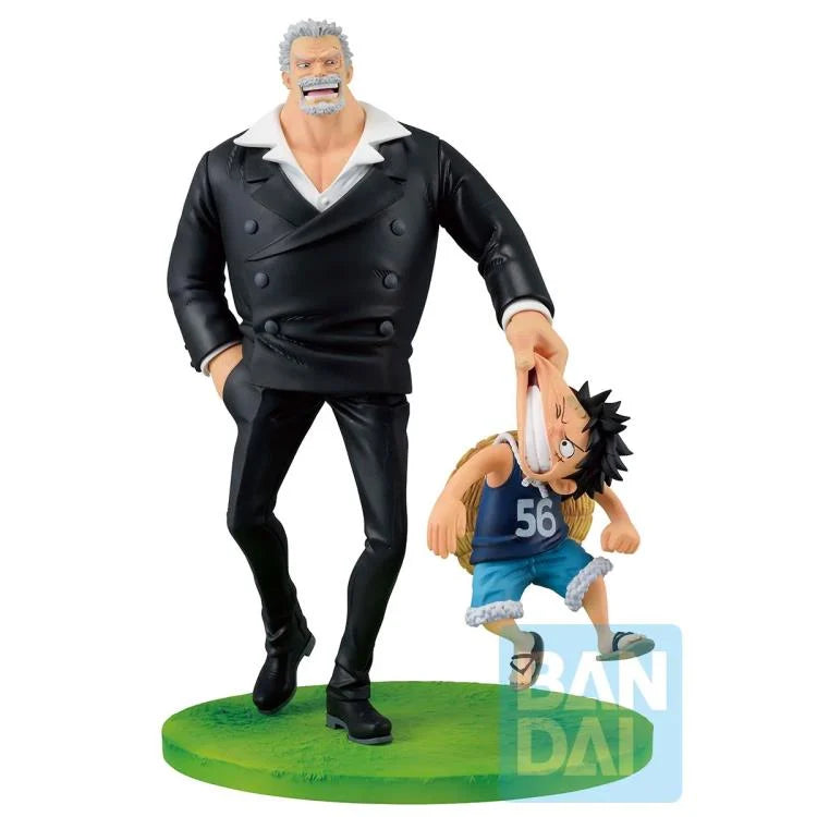 One Piece Ichibansho Revible Moment Monkey D. Garp & Monkey D. Luffy (Road to Dawn) Figure