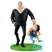 One Piece Ichibansho Revible Moment Monkey D. Garp & Monkey D. Luffy (Road to Dawn) Figure