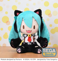 Vocaloid Fuwa Petit Hatsune Miku (Kitty Cat) Large Plush