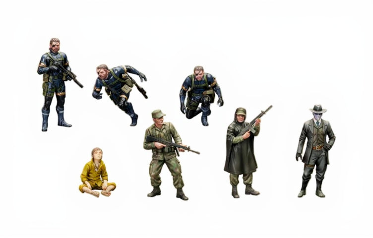 Metal Gear Solid V Ground Zeroes Set 1/35 Scale Model Kit