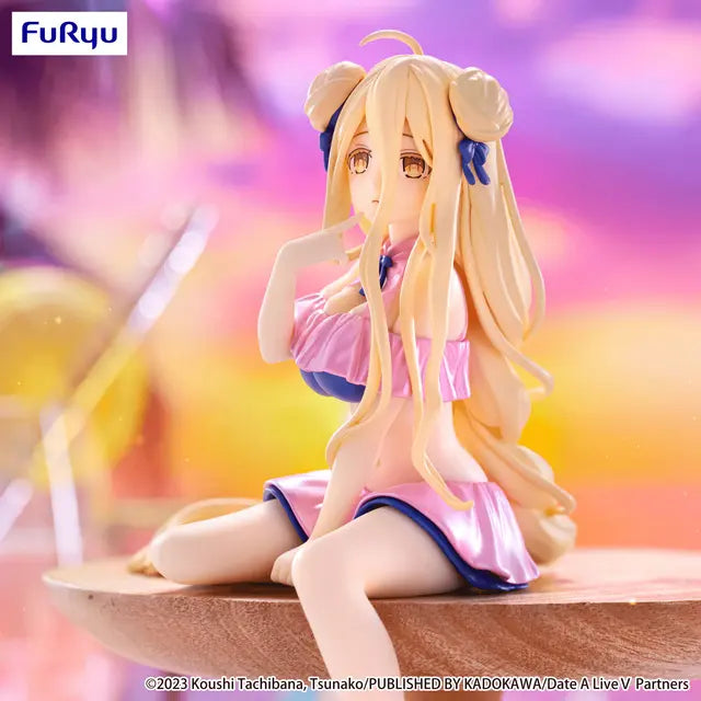 Date A Live V Mukuro Hoshimiya (Swimsuit Pastel Pink Ver.) Noodle Stopper Figure