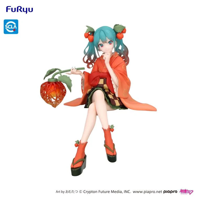 Vocaloid Hatsune Miku (Flower Fairy Winter Cherry) Noodle Stopper Figure