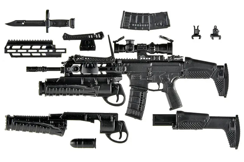 Little Armory LD052 Type M134 Defensive Config 1/12 Scale Accessory Set