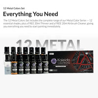12 Color Metal Set