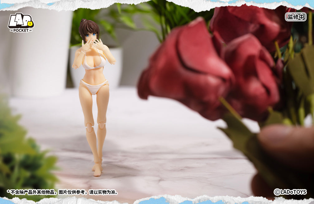 Pocket Girl PG-01 Swimsuit Girl Action Figure