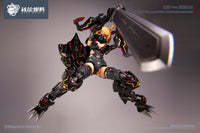 Cyber Forest Fantasy Girls Mad Wolf Ver. Darkness Carolina-Rolphe 1/12 Scale Model Kit