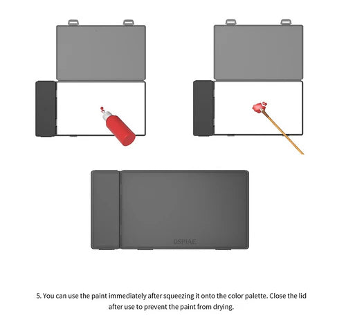 DSPIAE MP-01 Moisture-Retaining Palette for Acrylic Paints