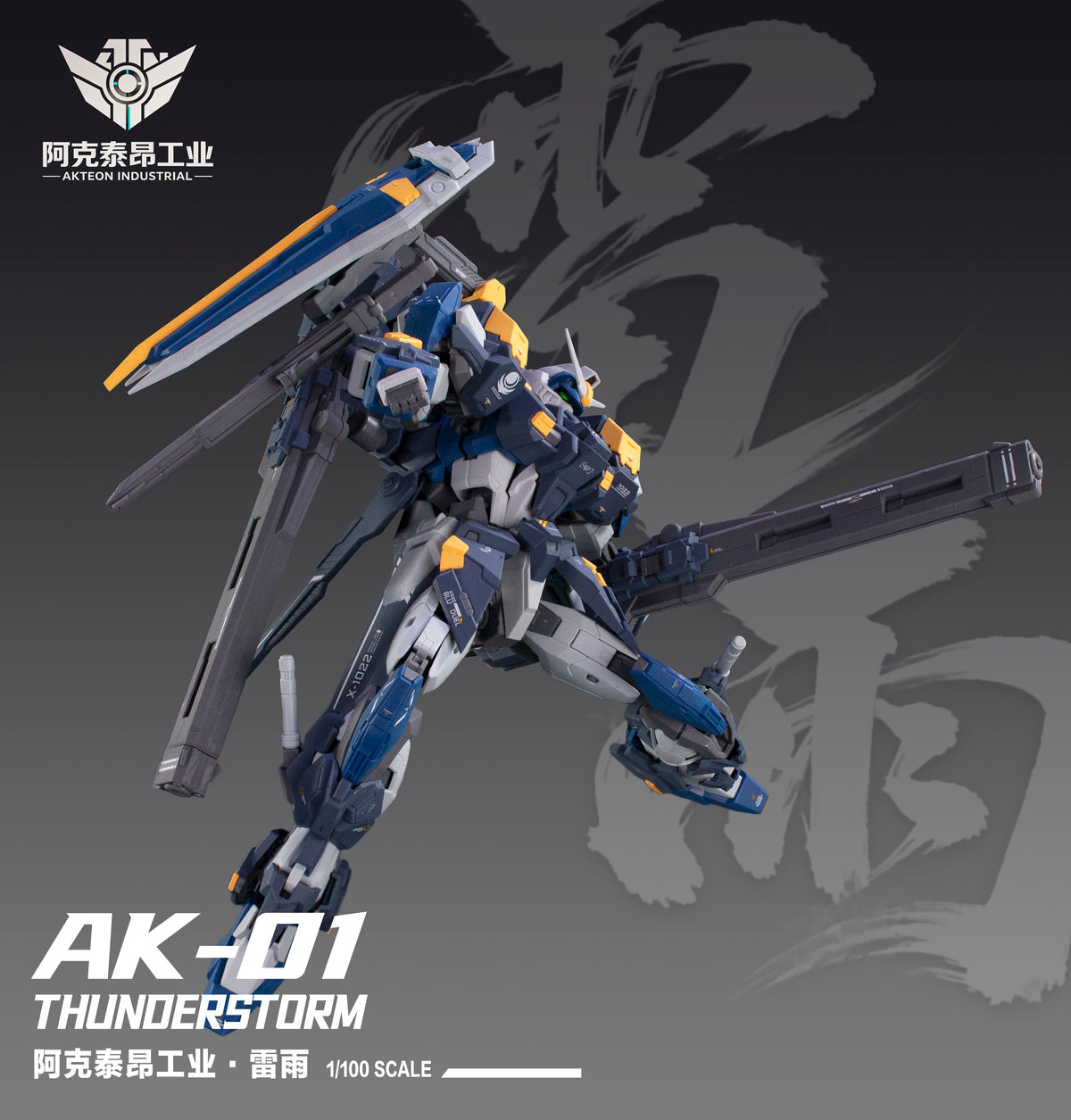 Akteon Industrial Blu Duel Model Kit