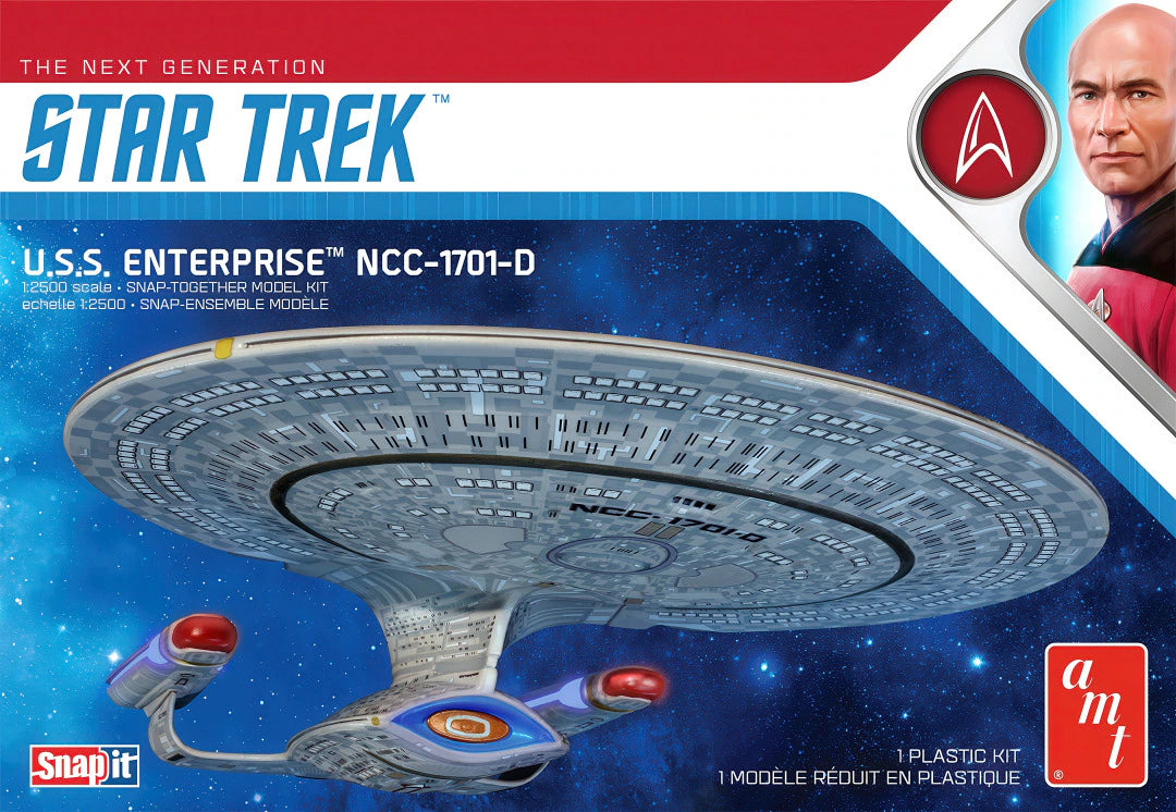 Star Trek The Next Generation U.S.S. Enterprise NCC-1701-D 1/2500 Scale Model Kit