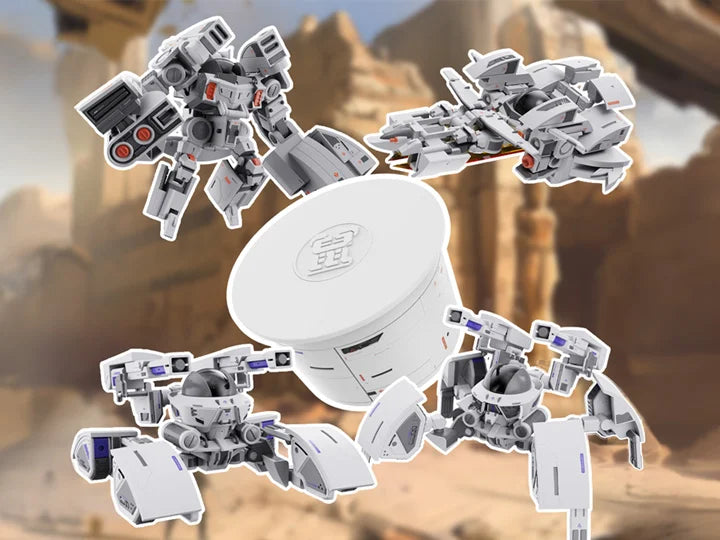 Chinese Zodiac Hidden Fighter in the Noodles Mecha Rat Model Kit Set