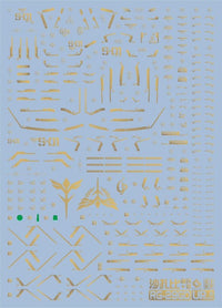 C64 RG MSN-04 Sazabi (Metallic Gold) Water Slide Decal