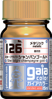Gaia Metallic Color 126 Star Bright Champagne Gold 15ML