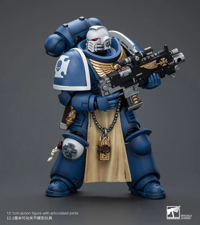 Warhammer 40K Ultramarines Sternguard Veteran with Bolt Rifle 1/18 Scale Action Figure
