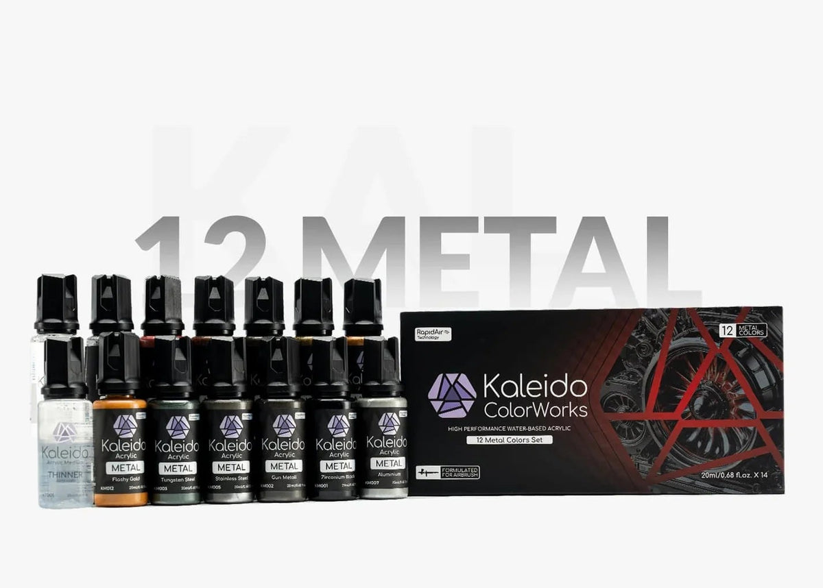12 Color Metal Set