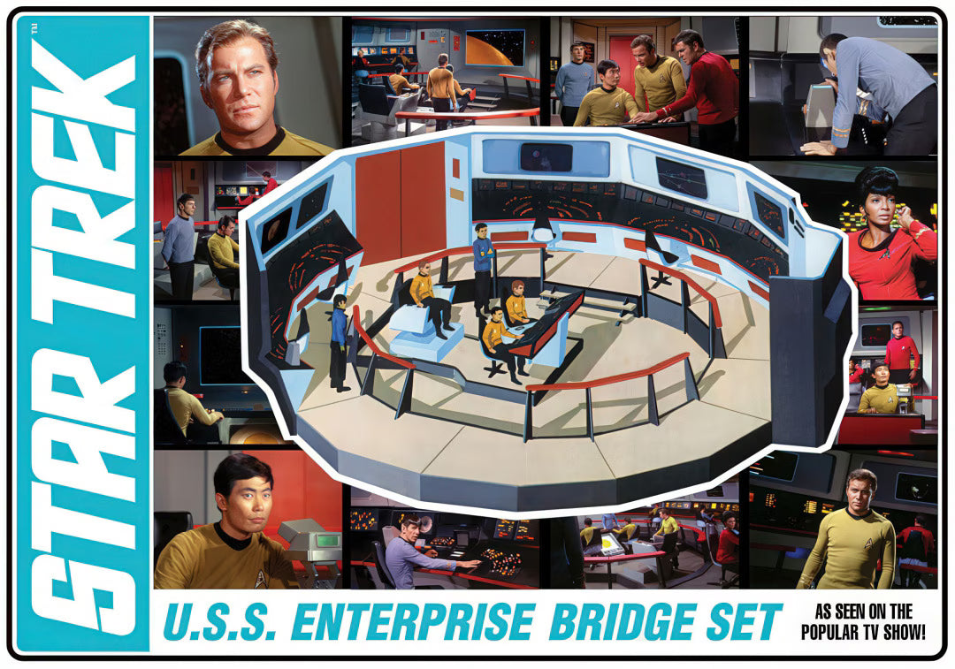 Star Trek The Original Series U.S.S. Enterprise Bridge Set Model Kit
