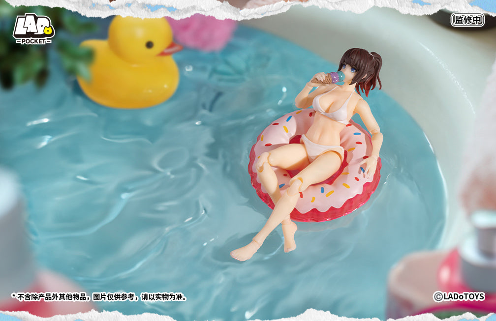 Pocket Girl PG-01 Swimsuit Girl Action Figure