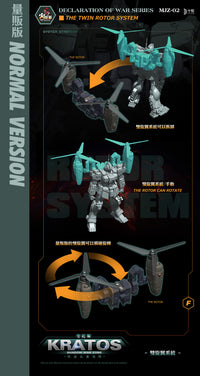 Declaration of War MJZ-02 Shadow War Zone (Normal Ver.) 1/100 Scale Action Figure