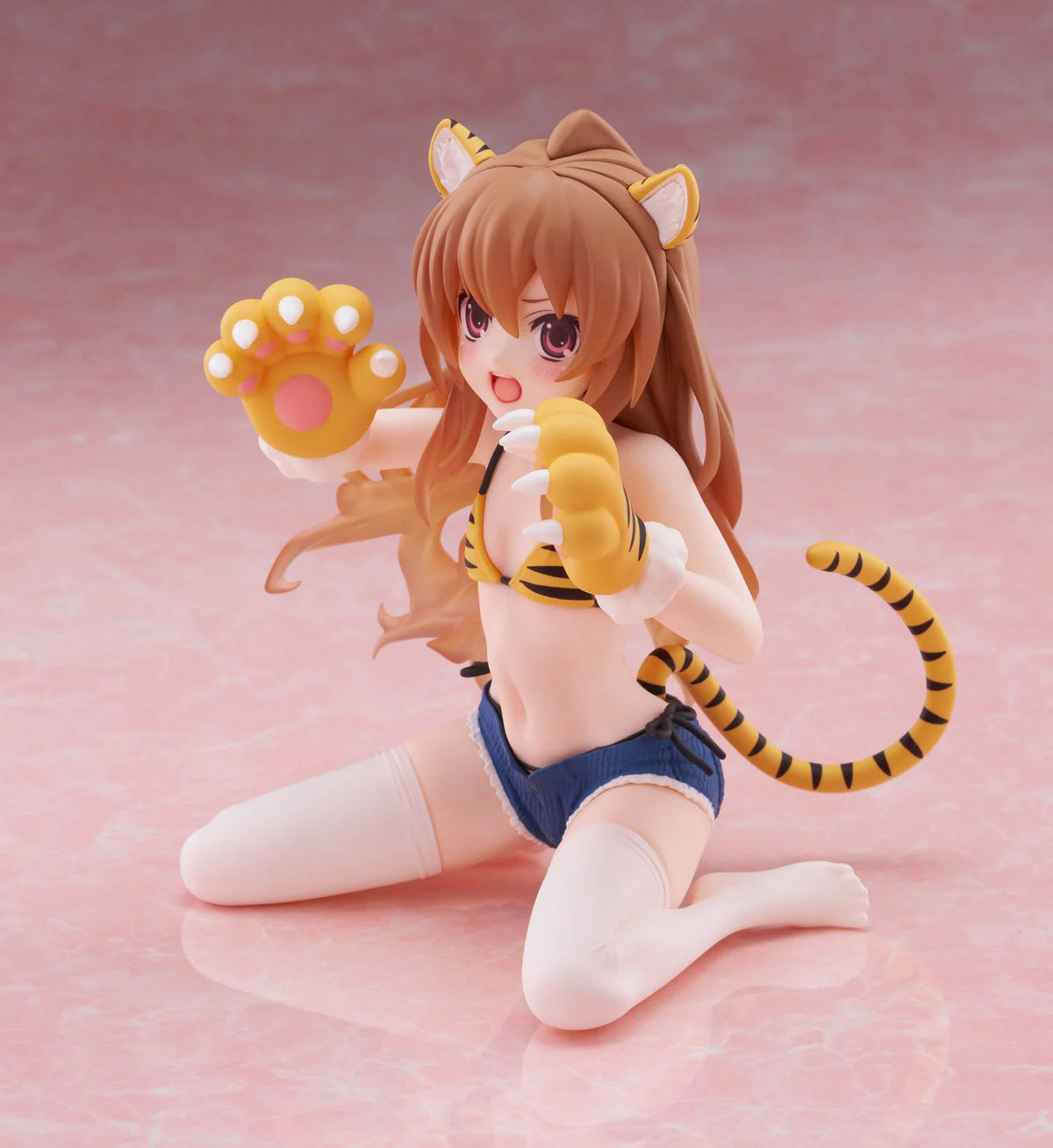 Toradora! Desktop Cute Taiga Aisaka (Tiger Costume Swimwear Ver.) Figure