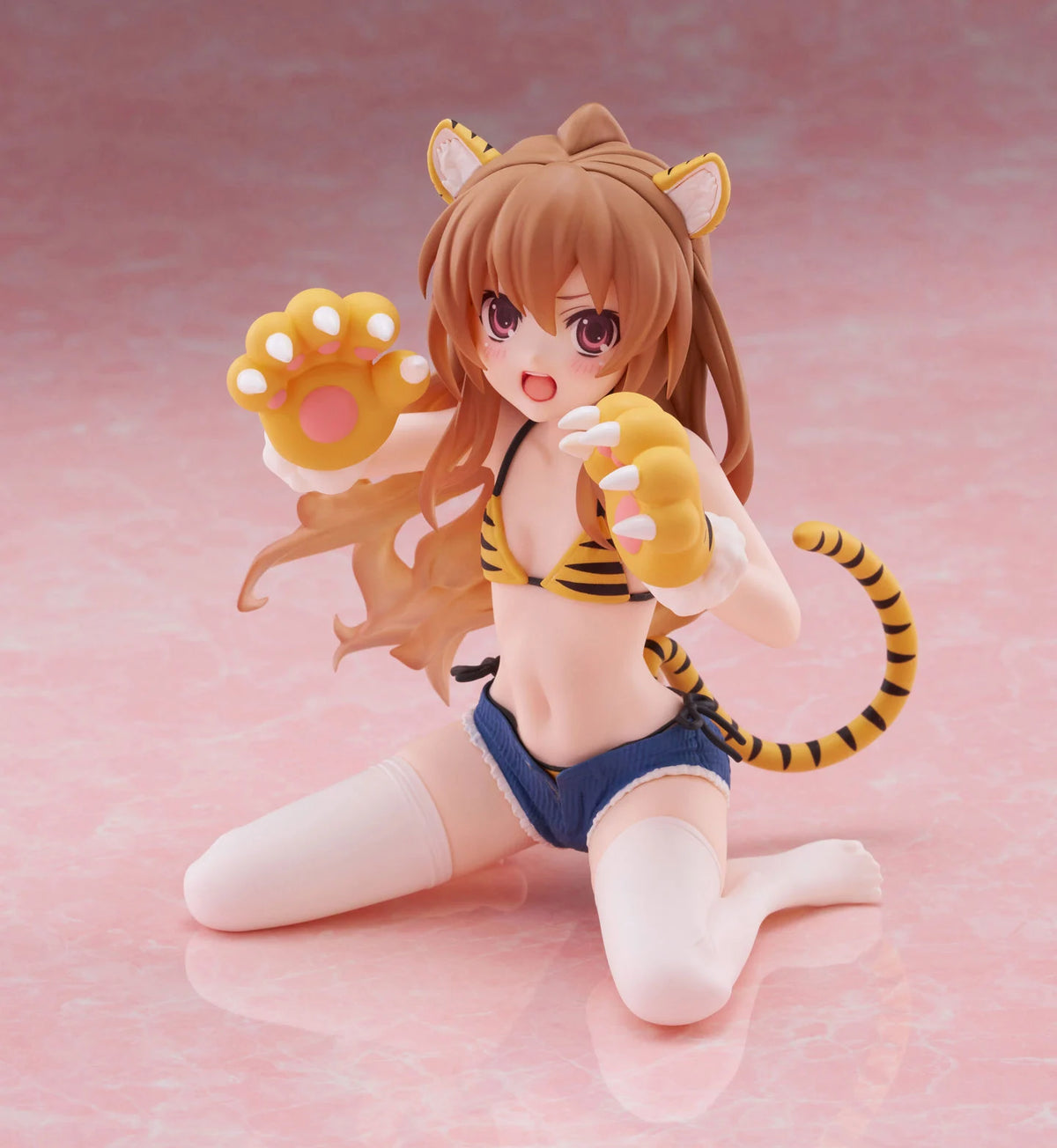 Toradora! Desktop Cute Taiga Aisaka (Tiger Costume Swimwear Ver.) Figure