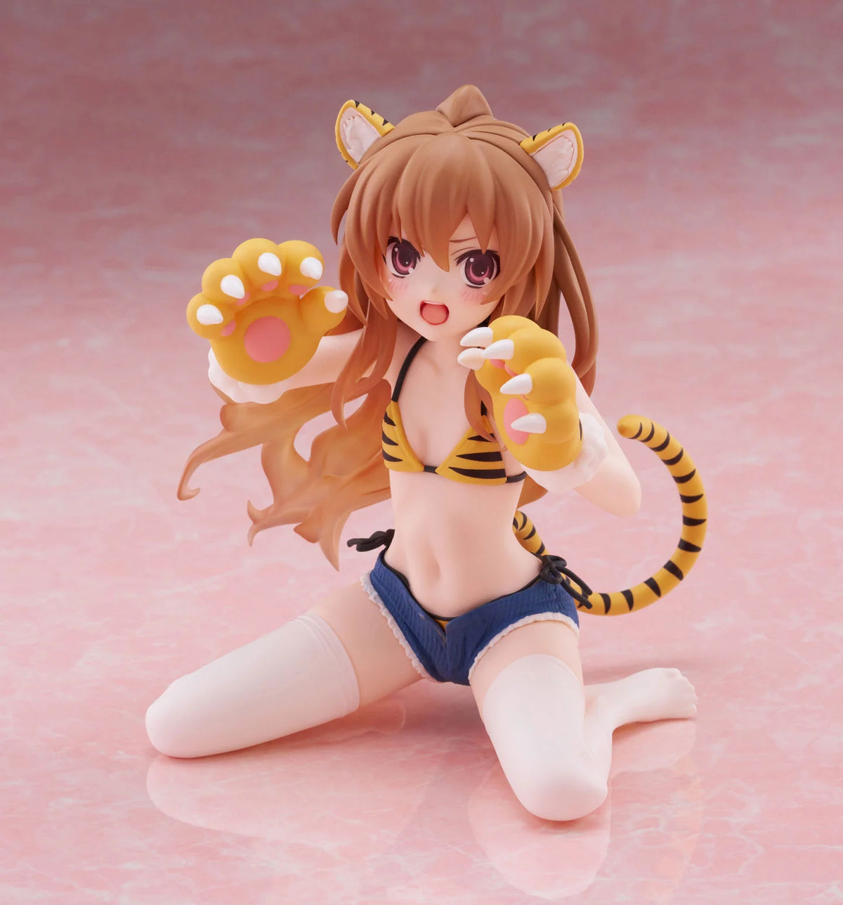 Toradora! Desktop Cute Taiga Aisaka (Tiger Costume Swimwear Ver.) Figure