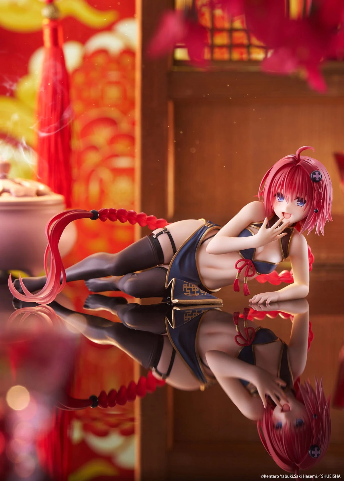 To Love-Ru Darkness Desktop Cute Mea Kurosaki (Chinese Dress Ver.) Figure