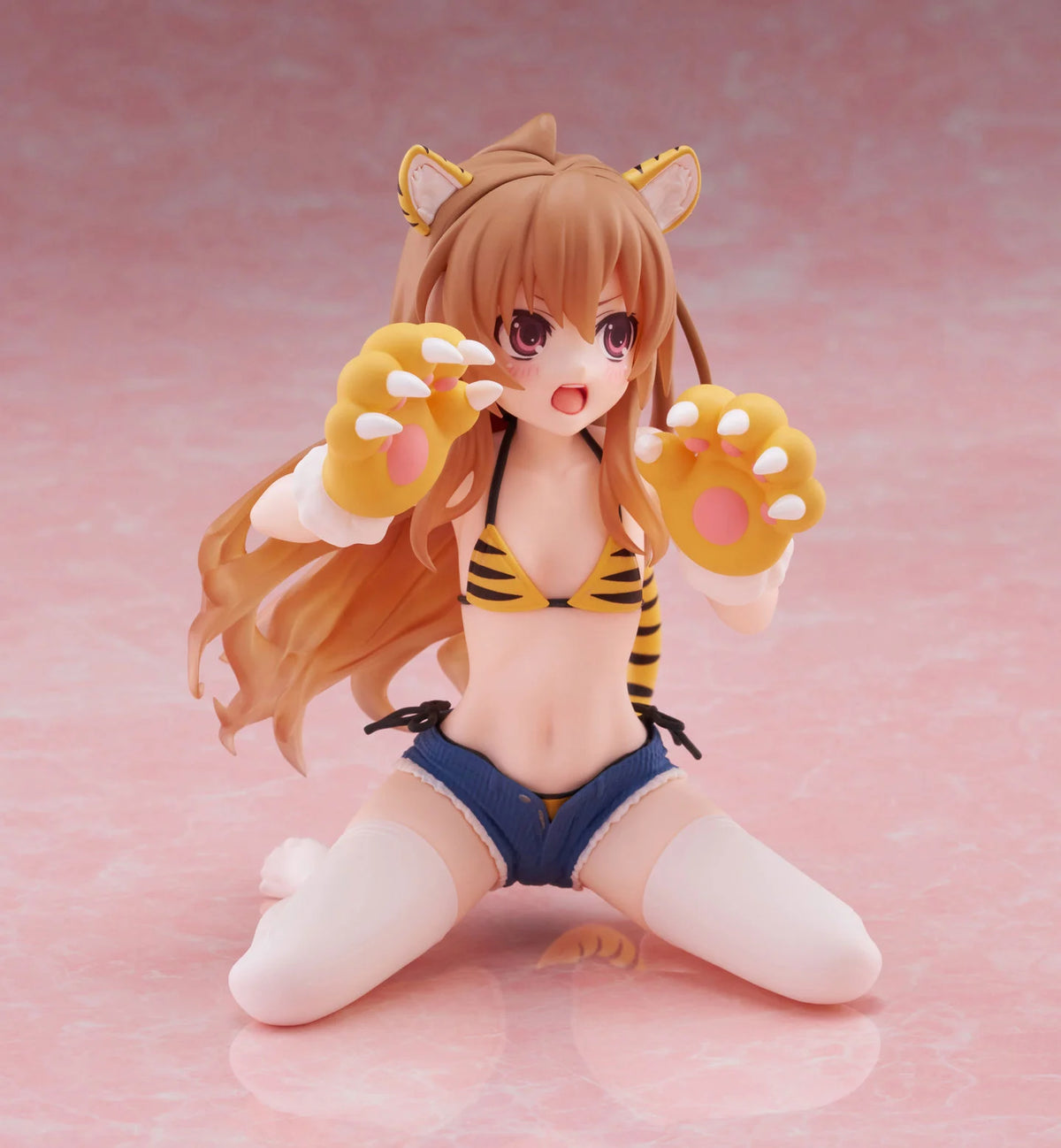 Toradora! Desktop Cute Taiga Aisaka (Tiger Costume Swimwear Ver.) Figure