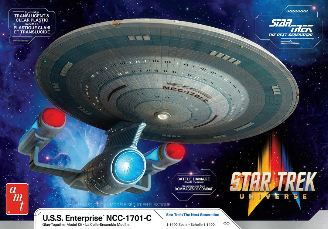 Star Trek The Next Generation USS Enterprise NCC-1701-C 1/1400 Scale Model Kit