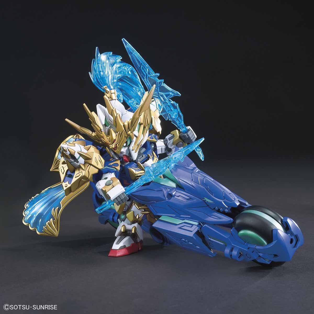 SD Gundam World Sangoku Soketsuden #07 Zhao Yun 00 Gundam & Blue Dragon Drive Model Kit