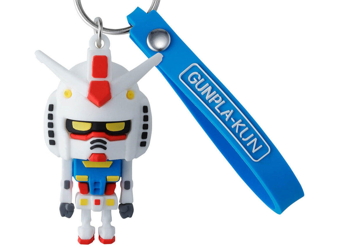 Mobile Suit Gundam Gunpla-kun Rubber Mascot Keychain