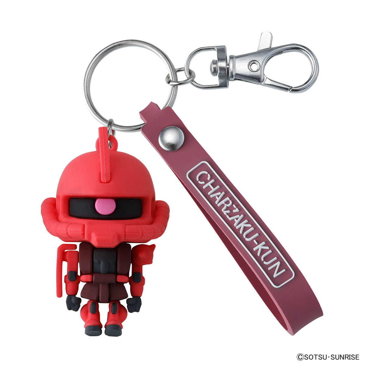 Mobile Suit Gundam CharZaku-kun Rubber Mascot Keychain