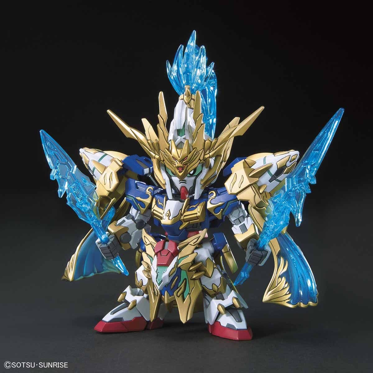 SD Gundam World Sangoku Soketsuden #07 Zhao Yun 00 Gundam & Blue Dragon Drive Model Kit