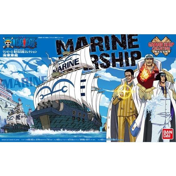 One Piece Grand Ship Collection Marine Ship Model Kit