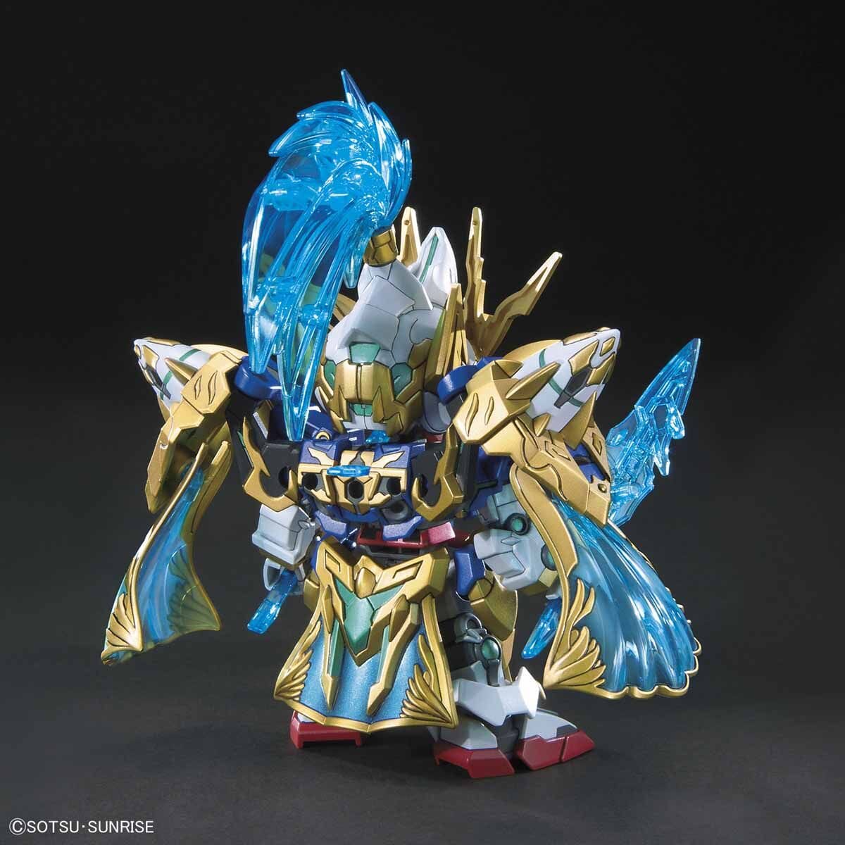 SD Gundam World Sangoku Soketsuden #07 Zhao Yun 00 Gundam & Blue Dragon Drive Model Kit
